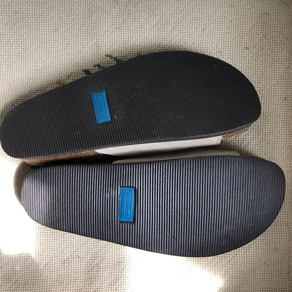 🌟HP🌟 Lands End Leather Slip-on Sandals Size 7 - Picture 3 of 6